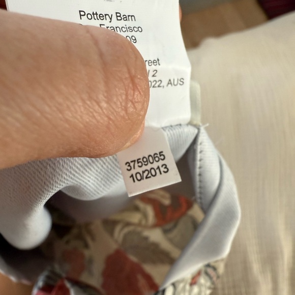 Pottery Barn set of 2 cotton and linen blend black out curtains, 50" x 96". - Picture 7 of 9